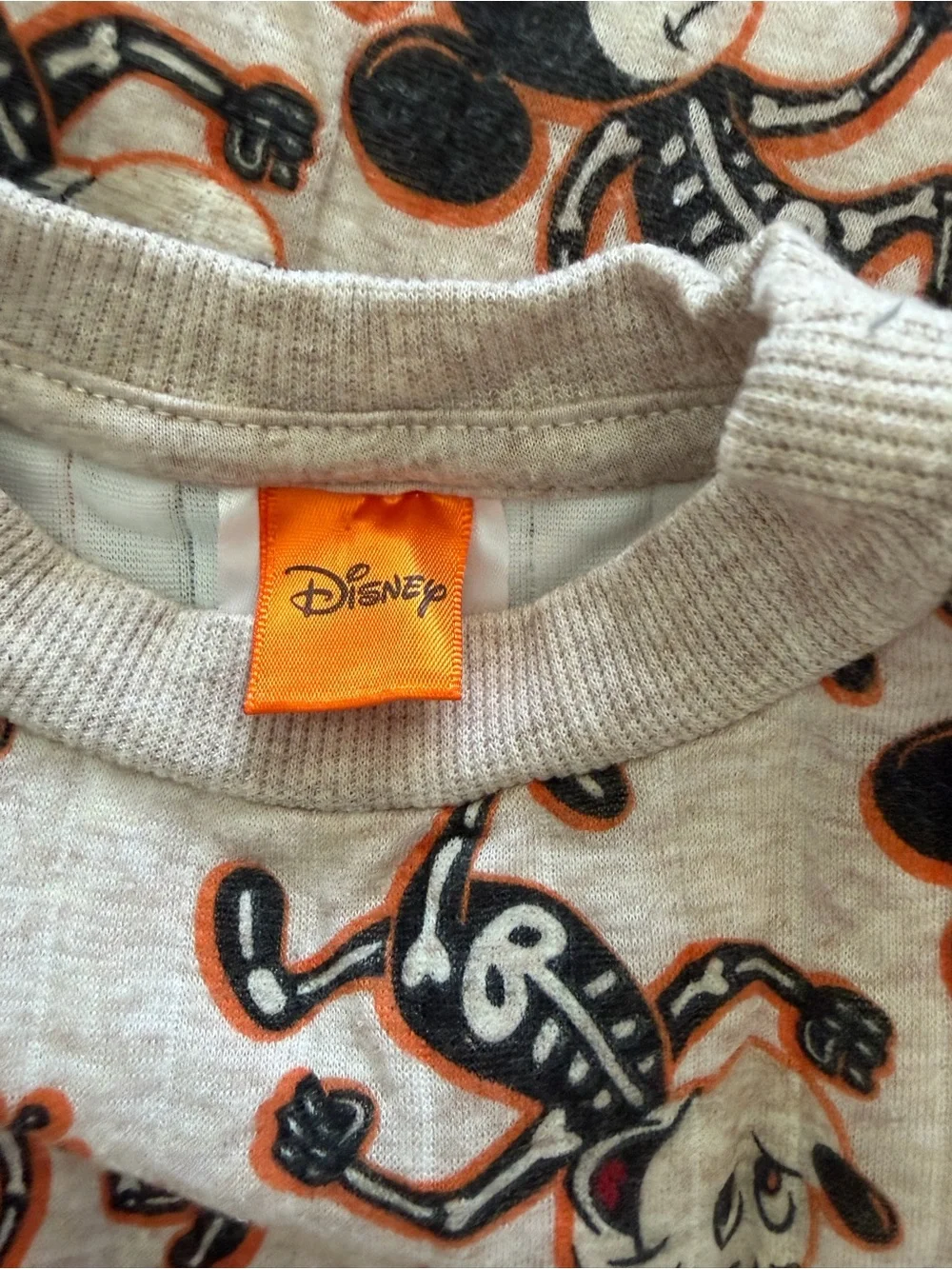 Disney Halloween Mickey Mouse Two-Piece Set glows in the dark